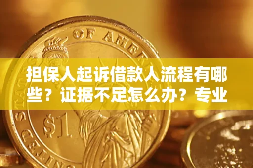 济南担保人起诉借款人流程有哪些？证据不足怎么办？专业律师解答