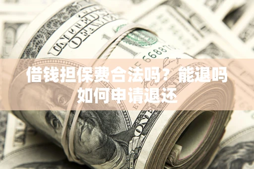 济南借钱担保费合法吗？能退吗如何申请退还